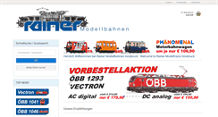 Desktop Screenshot of modellbahn.at
