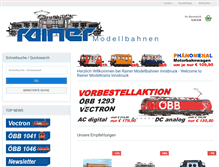 Tablet Screenshot of modellbahn.at